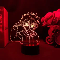 Anime Hunter X Hunter Led Night Light Killua Zoldyck Figure Nightlight Color Changing Usb Battery Table 3d Lamp Gift for Kids