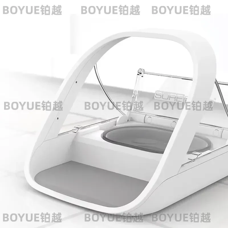 for New Stainless Steel Automatic Pet Feeder with Microchip Selection for Cats Dry and Wet Food Easy Feeding Time