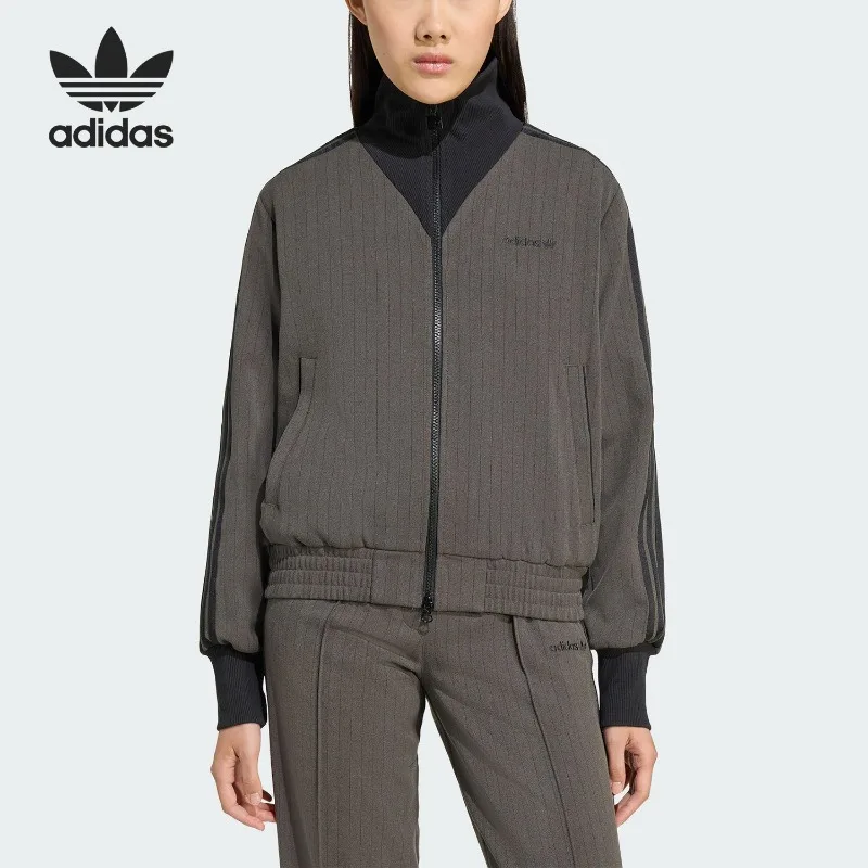 Adidas Clover Women's Casual Lapel Sports Durable Daily Jacket JY3523