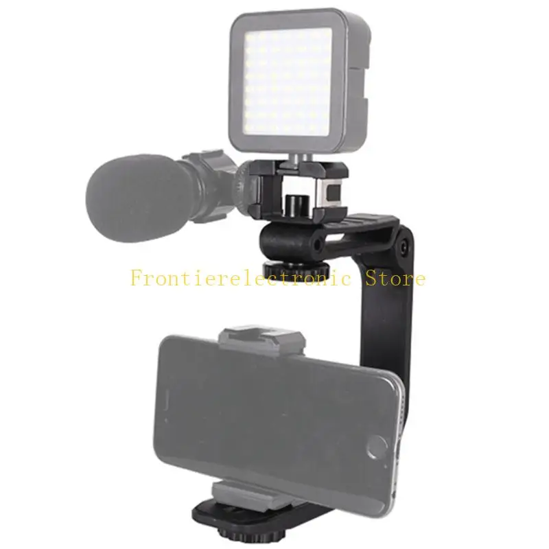G8DB Professional Handle U Shaped Video Grip for Clear and Shots and Videos