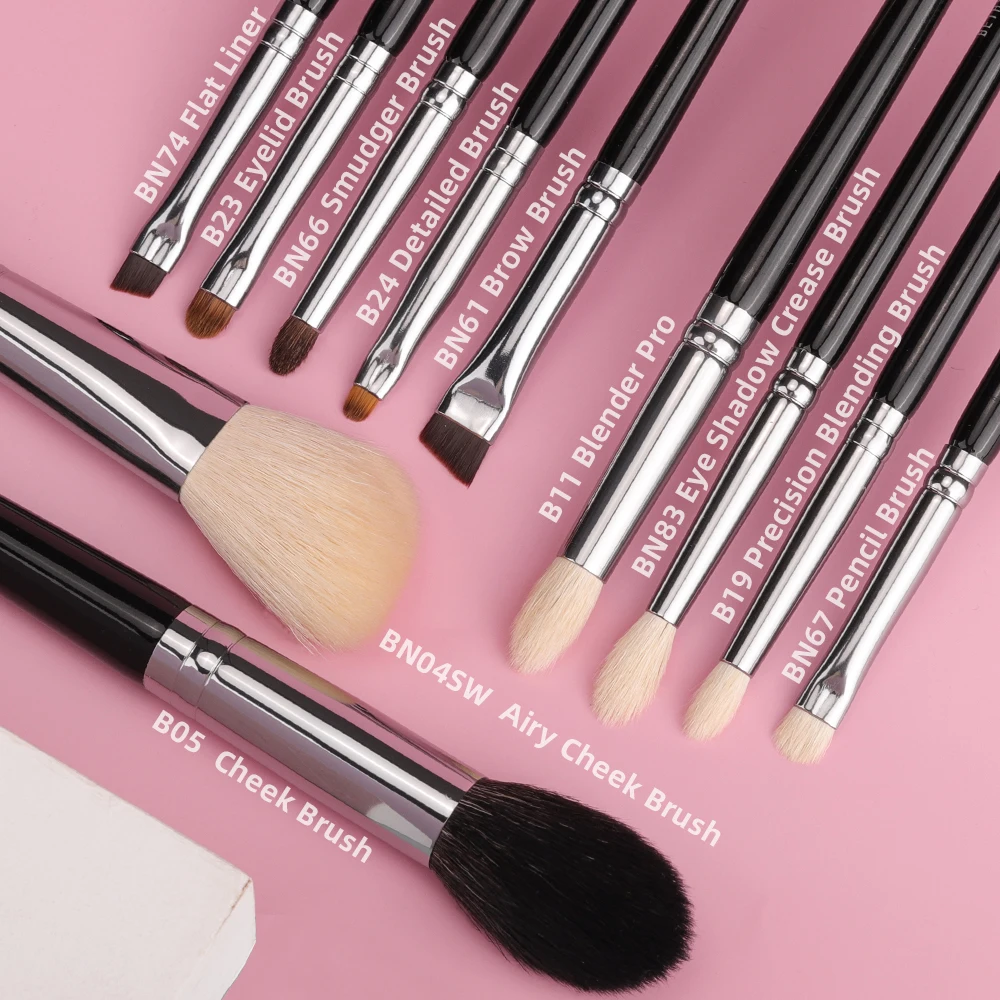 Makeup Brush Set Eye shadow Brow Brushes Synthetic Goat Hair Highlight Blush Makeup Brushes Contour  Bethy Beauty