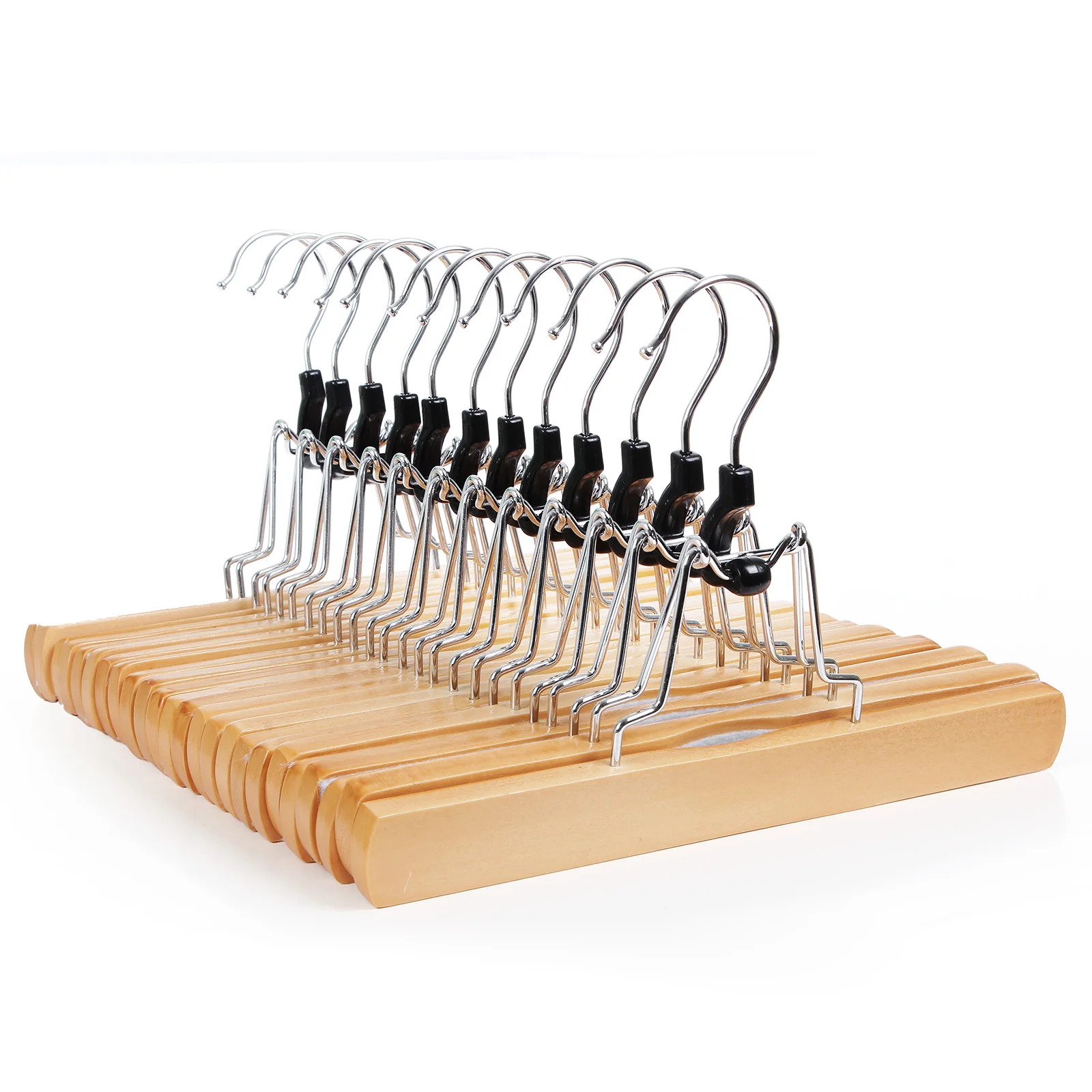 

Environmentally friendly, natural and durable children's wooden hanger, non-slip pants rack, skirt wig rack, bathroom use