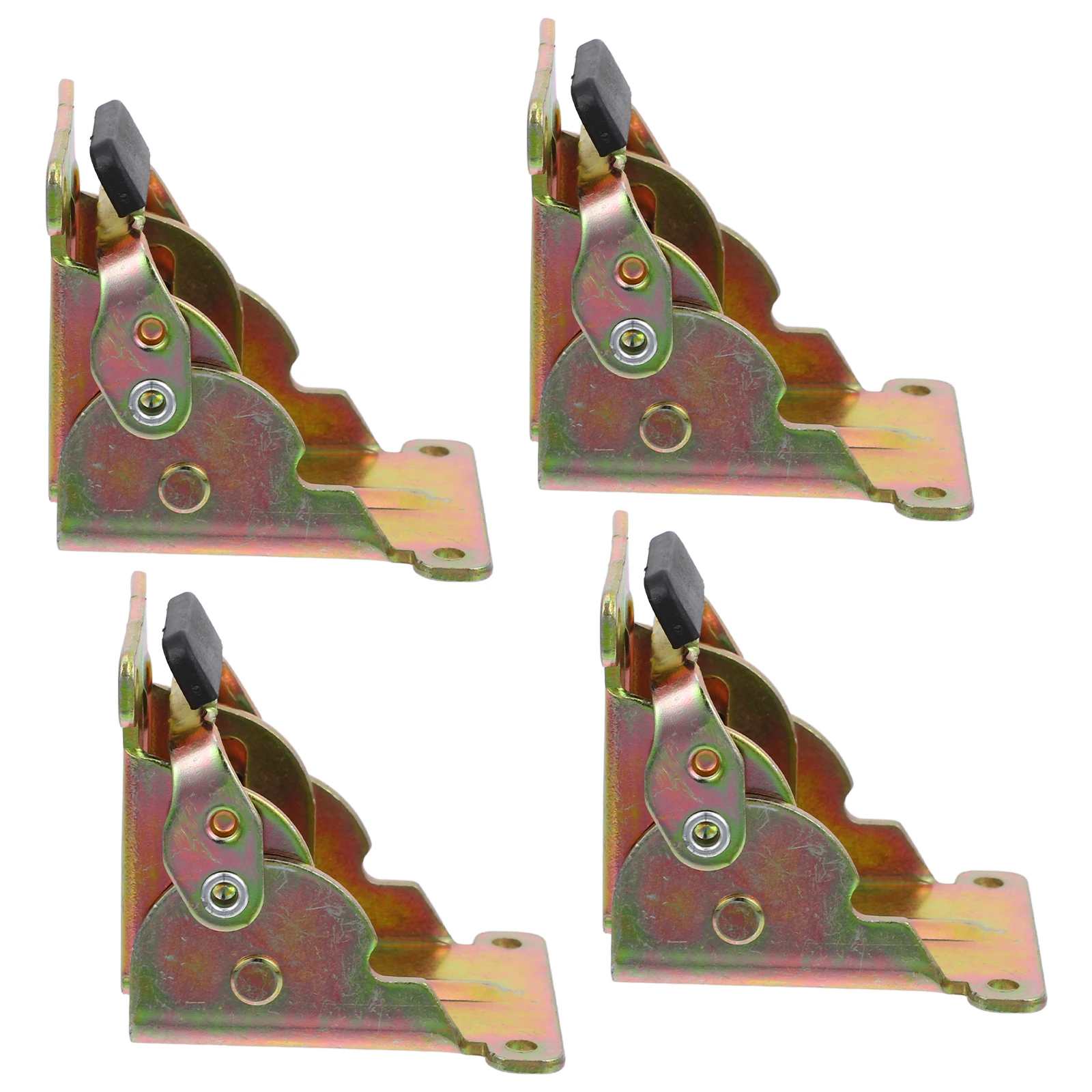 

4pcs Folding Hinge 90 Degree Heavy Duty Table Legs Support Brackets Space Saving Furniture Hinges Spring Loaded