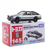 Takara Tomy Dream Tomica 145 Initial D Toyota AE86 Trueno Diecast Sports Car Model Car Toy Gift for Boys and Girls Teenagers