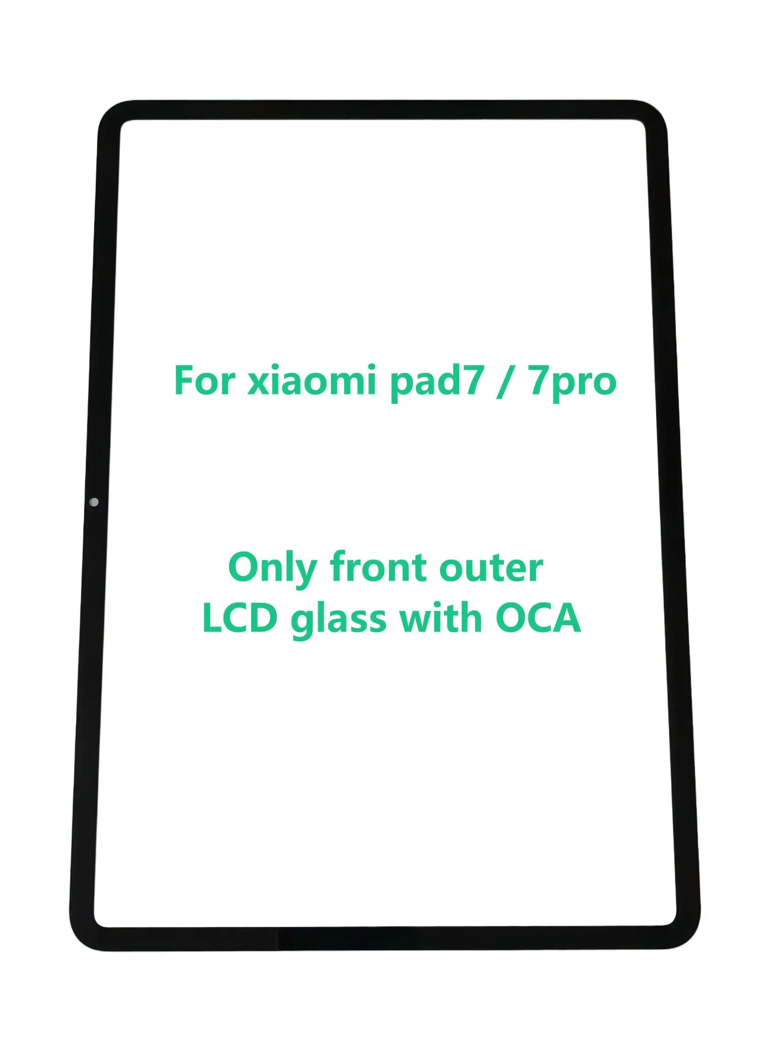Replacement For Xiaomi Pad 7 Pro 24091RPADC LCD Touch Screen Panel Sensor Front Outer Glass With OCA For Pad7 2410CRP4CC
