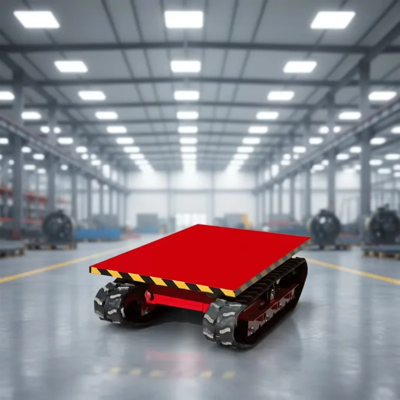 Remote-controlled Crawler Transport Vehicleused For Handling And Transporting Goods In Small - Scale Construction Sites