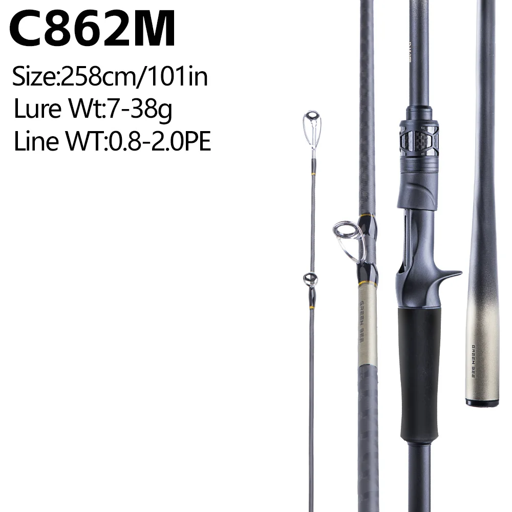FISHINGFANS LONG CASTING 2.4M 2.58M 2.7M 3.0M M MH 10KG BIG POWER