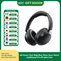 QCY H3 Pro ANC Wireless Headphone 50dB Noise Canceling Hi-Res Spatial Audio Earphone with LDAC Bluetooth 5.4 Over Ear Headset