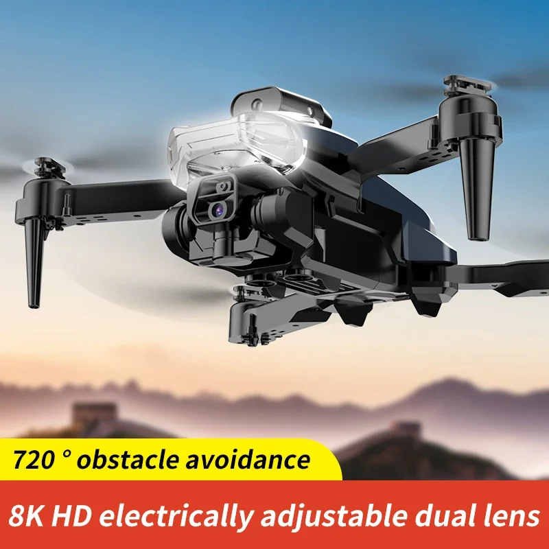 

2024 Latest S178 Professional Drone Dual Camera Optical Flow Brushless Motor Photography Drone 8K Obstacle Avoidance Photography