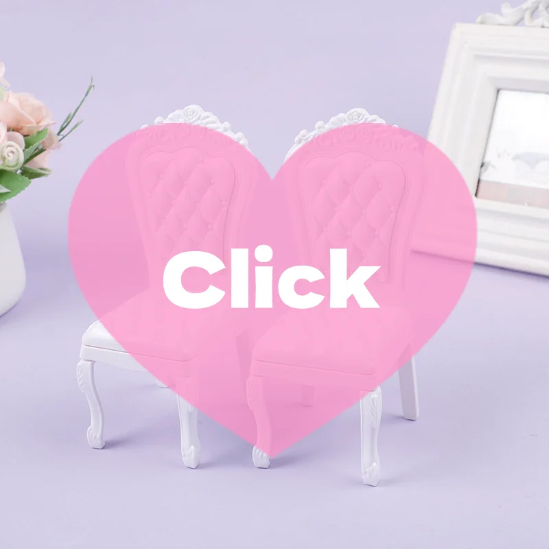 

Doll House 1:6 Kitchen Furniture Dining Table Chair Computer Office Desk Chair