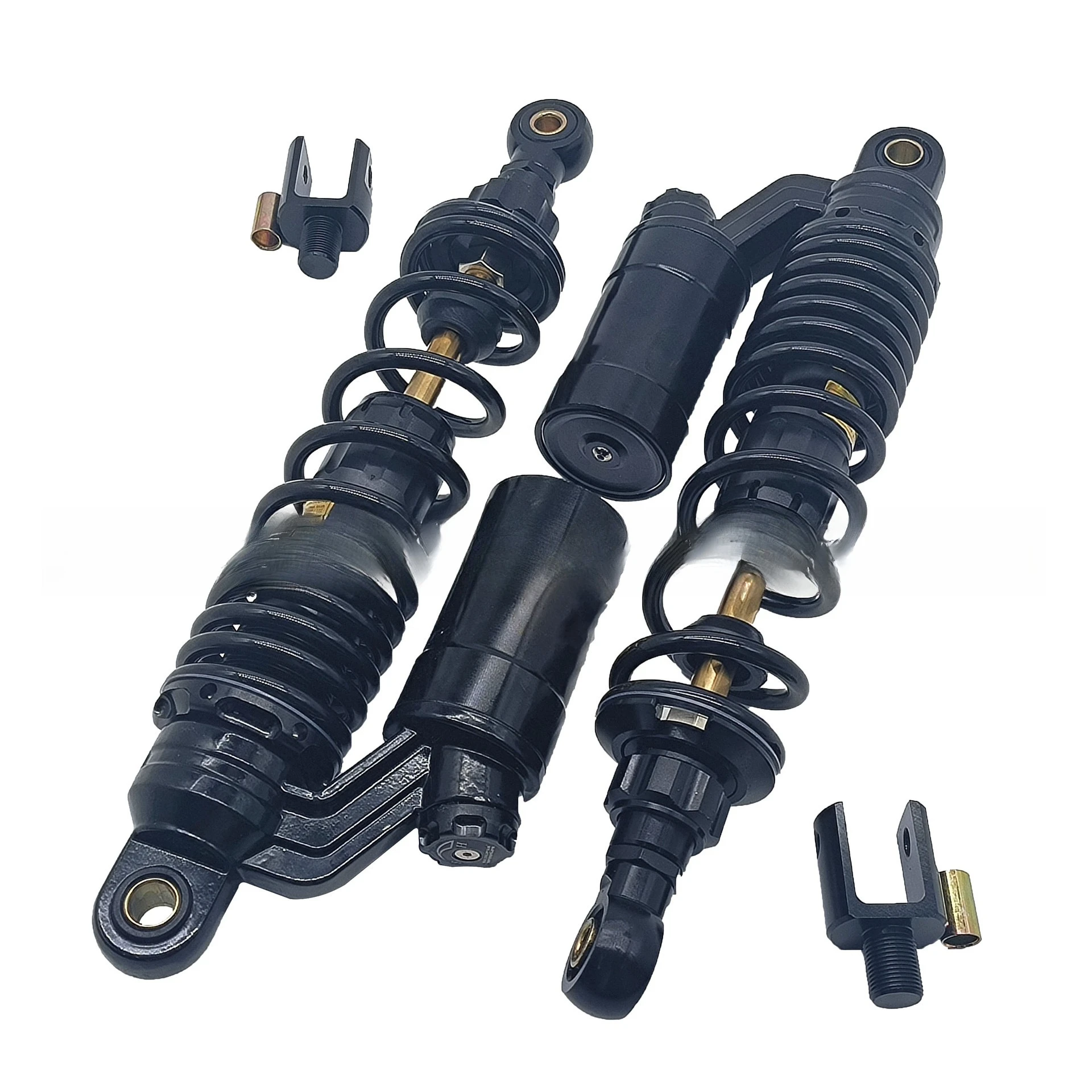 modified motorcycle shock absorber universal standard adjustable round head fork head gas cylinder rear shock absorber