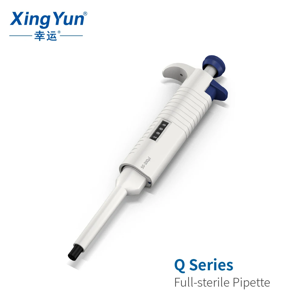 Q Series 0.1ul-10ml Pipette Manual Single Channel Adjustable Volume Pipette Gun with Micro Sample Pipettes Laboratory Tips