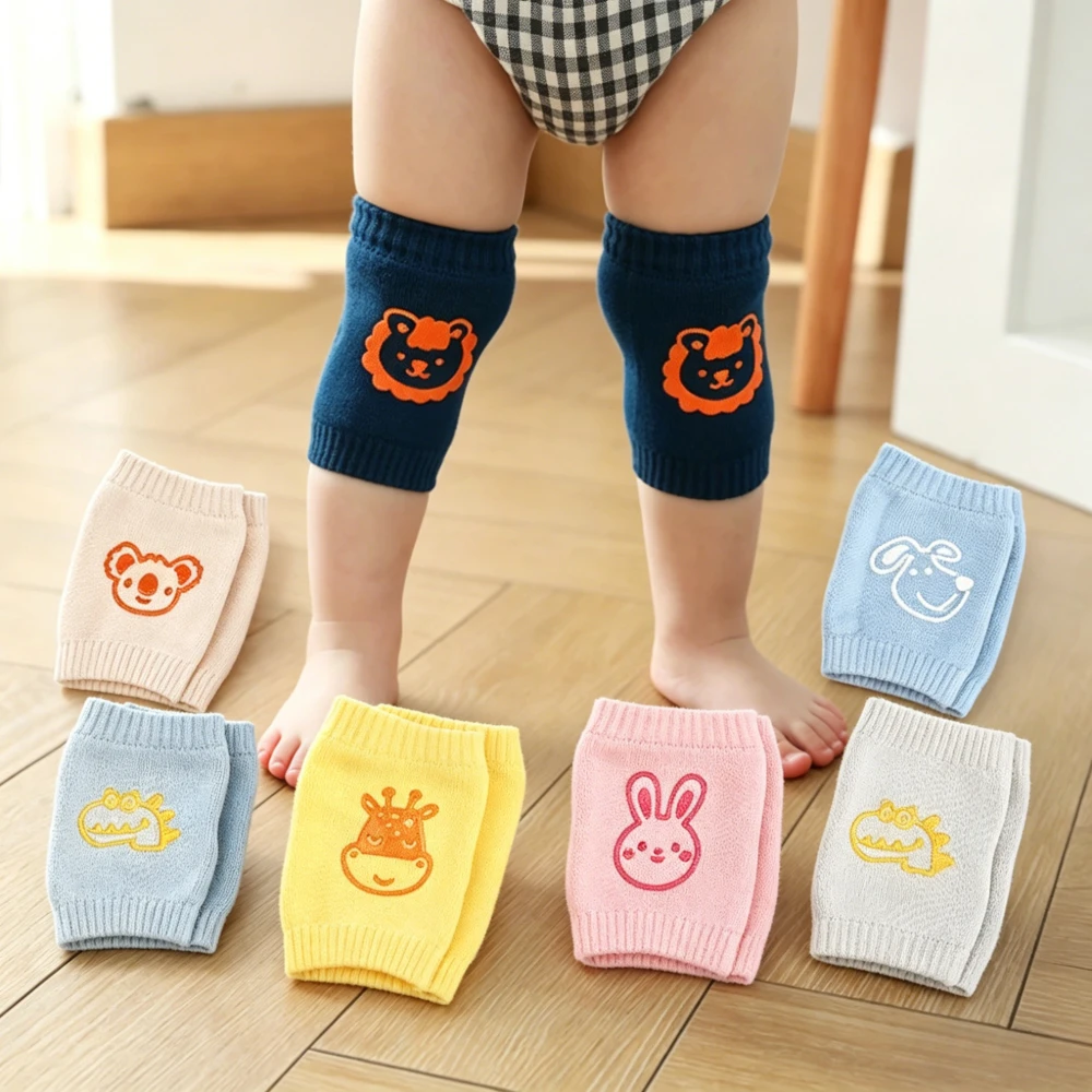 

Pair Baby Knee Pad Kids Safety Crawling Elbow Cushion Infant Toddlers Baby Leg Warmer Knee Support Protector Baby Kneecap