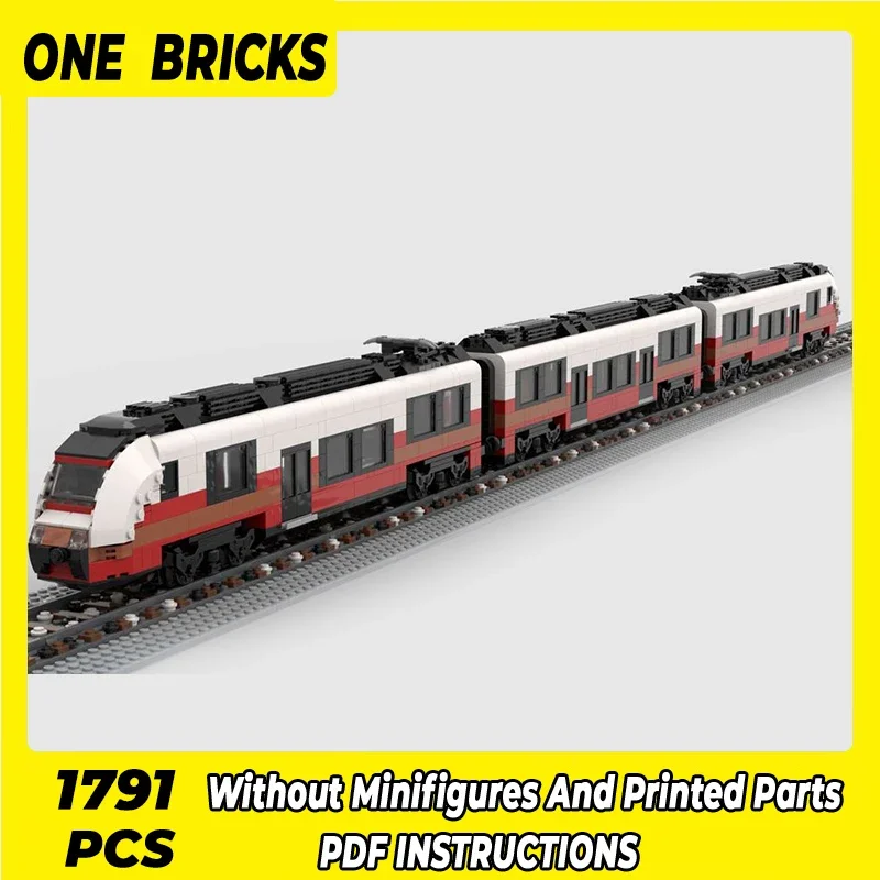 

Technical Moc Bricks Car Model UAutrian Regional City Train Modular Building Blocks Gifts Toys For Children DIY Sets Assembling