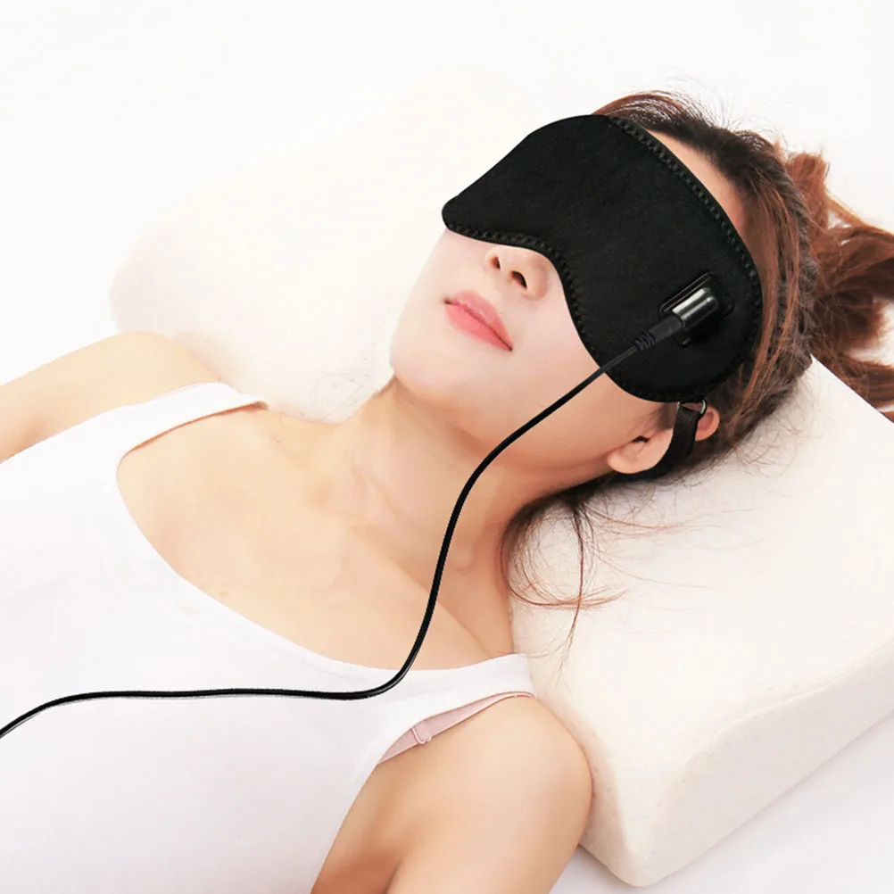 

1 комплект, электрическая маска для глаз с подогревом, USB перезаряжаемая паровая маска для глаз с подогревом, 3 настройки температуры, улучшение кровообращения сна