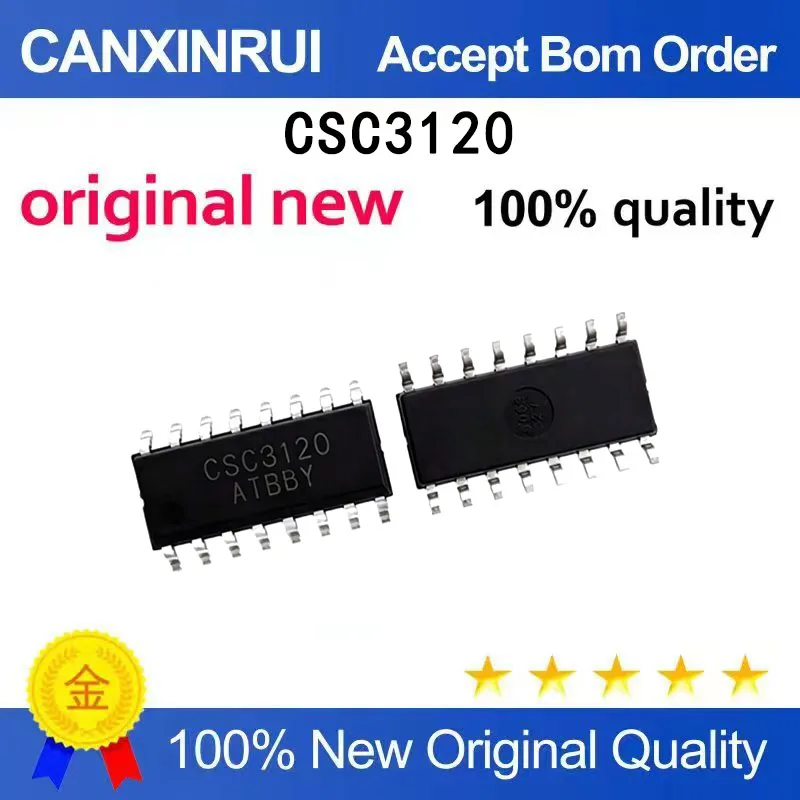 

(5-100 PCS) Brand new original CSC3120 SOP-16 SC3120 patch audio amplifier microcontroller chip IC