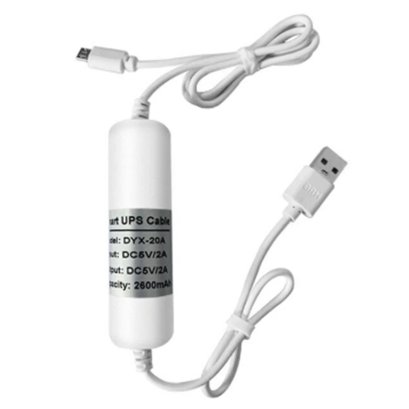 Mini UPS Battery Backup 5V Uninterruptible Power Built-In UPS Battery For Router Wifi Security Camera Power Adapter