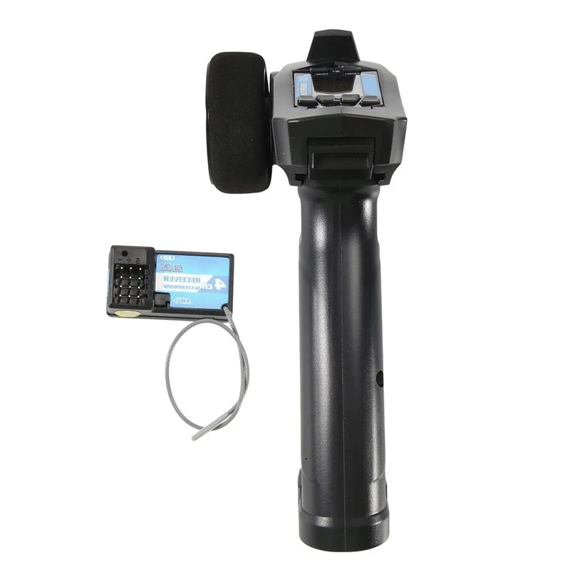 ABTI-Turbo Racing 2.4G 4CH Remote System Lcd Display Radio Transmitter Remote Control With Receiver For RC Car Auto Boat