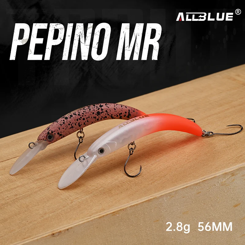 ALLBLUE PEPINO MR 56mm 2.8g Floating Crankbait Wobbler Fishing Lure Freshwater Minnow Artificial Hard Bait Area Trout Tackle