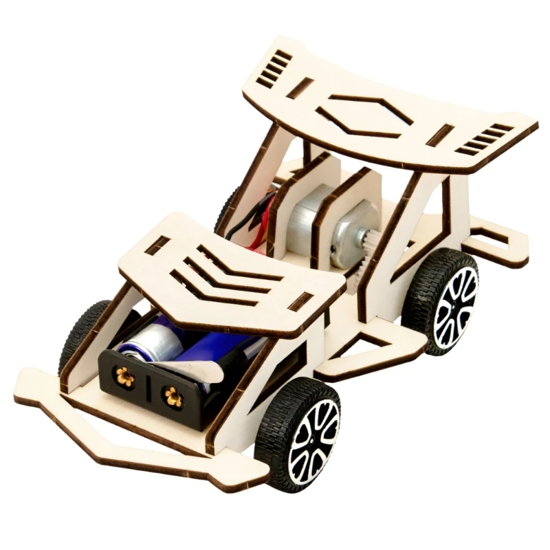 U75B Educational Toy Electric Car Building Set For Children Hands On STEM Activity
