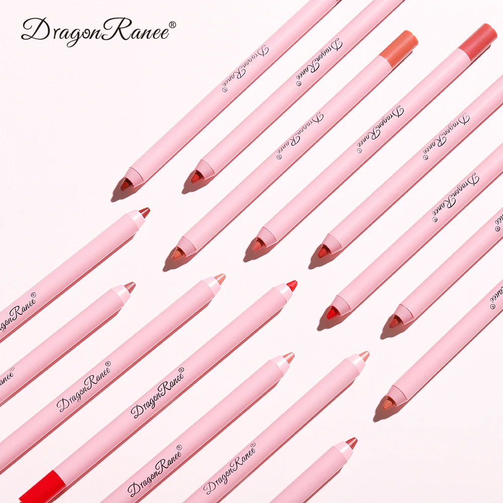 مجموعة أقلام تحديد الشفاه غير اللامعة مكونة من 12 لونًا، مقاومة للماء، تدوم طويلاً، أقلام شفاه مقاومة للتلطخ لتحديد الشفاه الدقيق وتحديدها