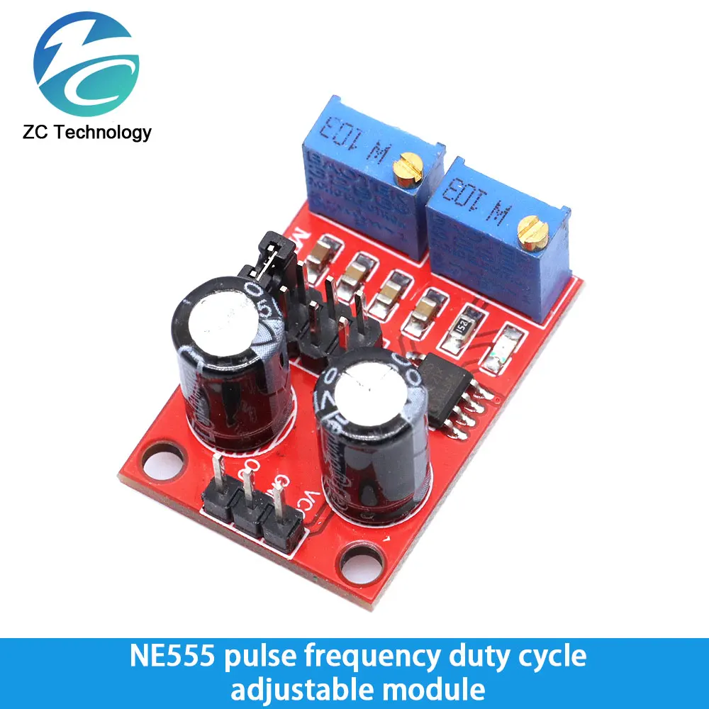 1PCS NE555 pulse frequency, duty cycle adjustable module,square/rectangular wave signal generator,stepping motor driver