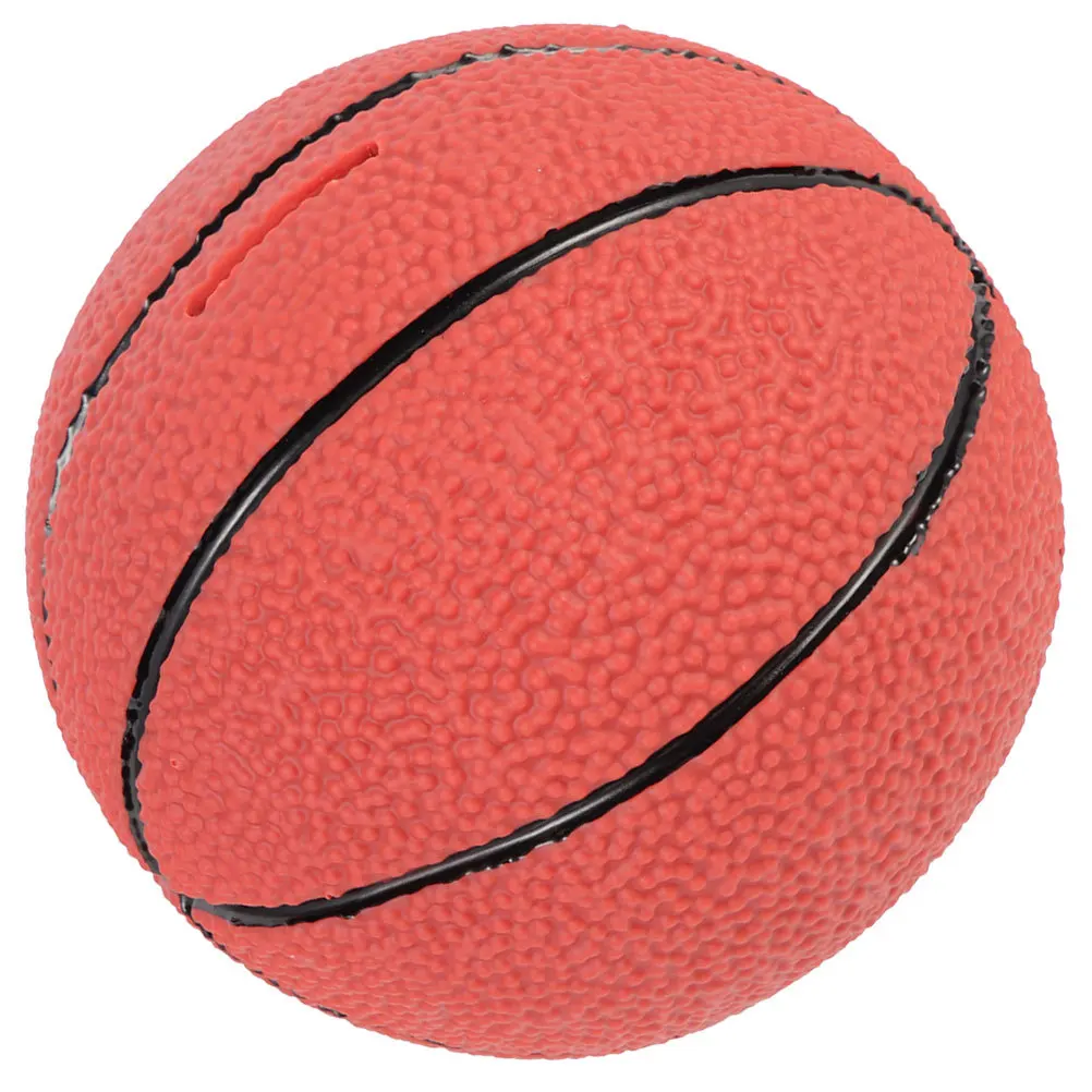 Durable Cartoon Piggy Bank Creative Basketball Pattern Kids Money Saving Jar Coin Bank for Boys Home Desk Decoration