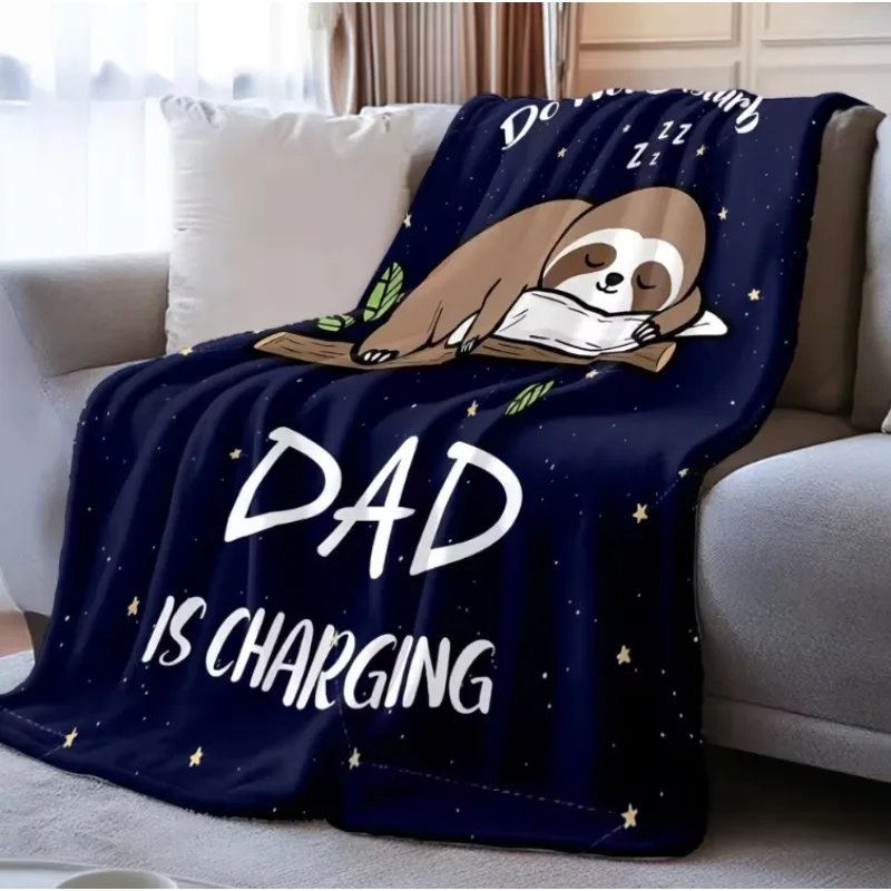Funny pattern Dad Blankets Gift for Father's day Mother's Day Anniversary Birthday Thanksgiving Mom Uncle Aunt Grandpa Grandma