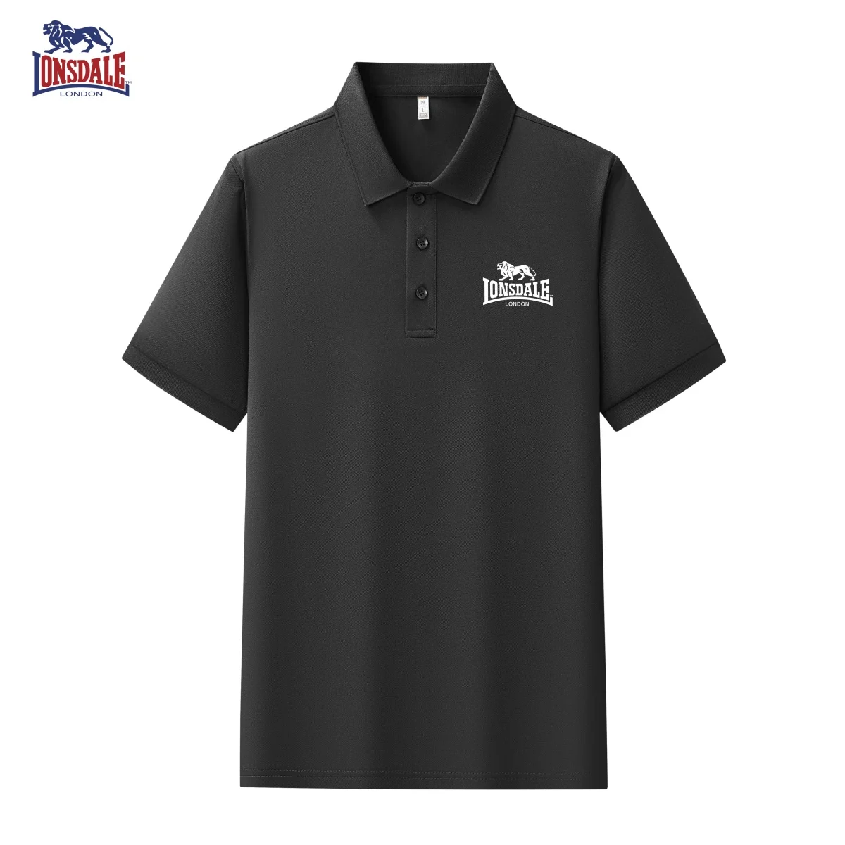 

Men's 2026 Polo shirt, LONSDALE print, sporty style, breathable, summer, business, casual and outdoor activities