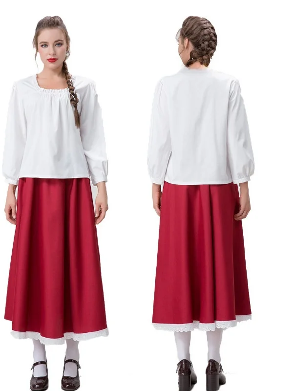 الرداء الأحمر الصغير أزياء الهالوين التأثيرية S مجموعة بدلة الأدوار الصينية التقليدية للنساء Faion شتاء 2025 #2