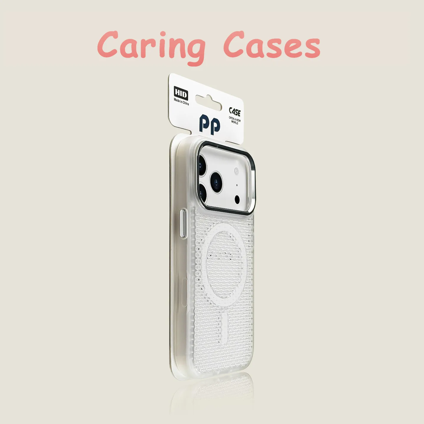 

for iPhone 17 Pro Max Case White Frost MagSafe Cooling Cover Metal Camera Frame compatible with iPhone 16 15 14 13 12