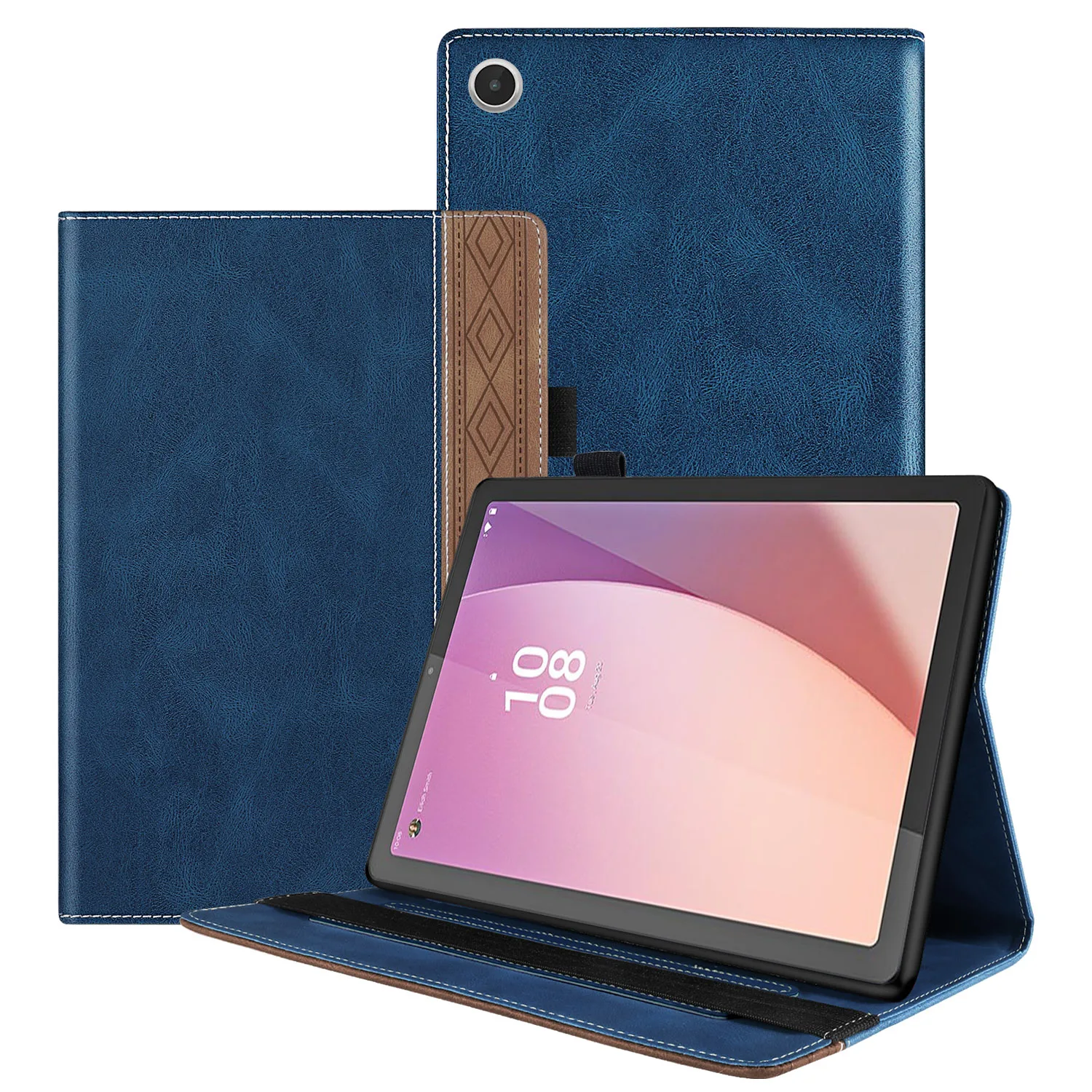 For Lenovo Tab M8 4th TB-300FU M8 HD TB-8505F TB-8705F PU Leather Back TPU Case For Lenovo Tab M8 3th TB-8506F 2021 Tablet Cover