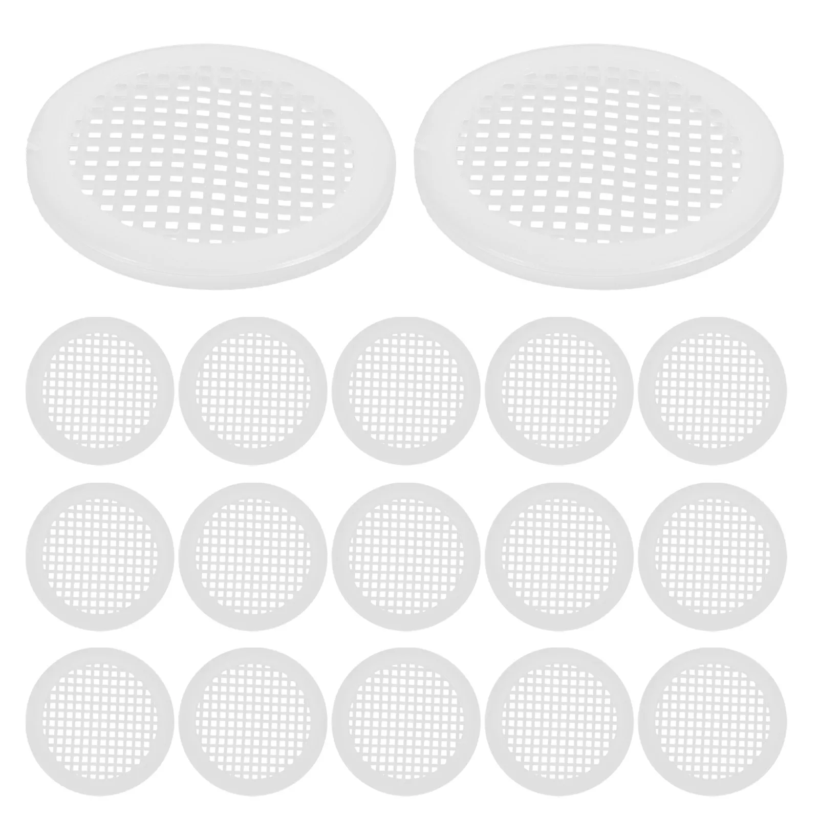 20Pcs Furniture Hardware Ventilation Holes Round Air Vents for Cabinets Wardrobe Shoe Closet Easy Install Breathable Design