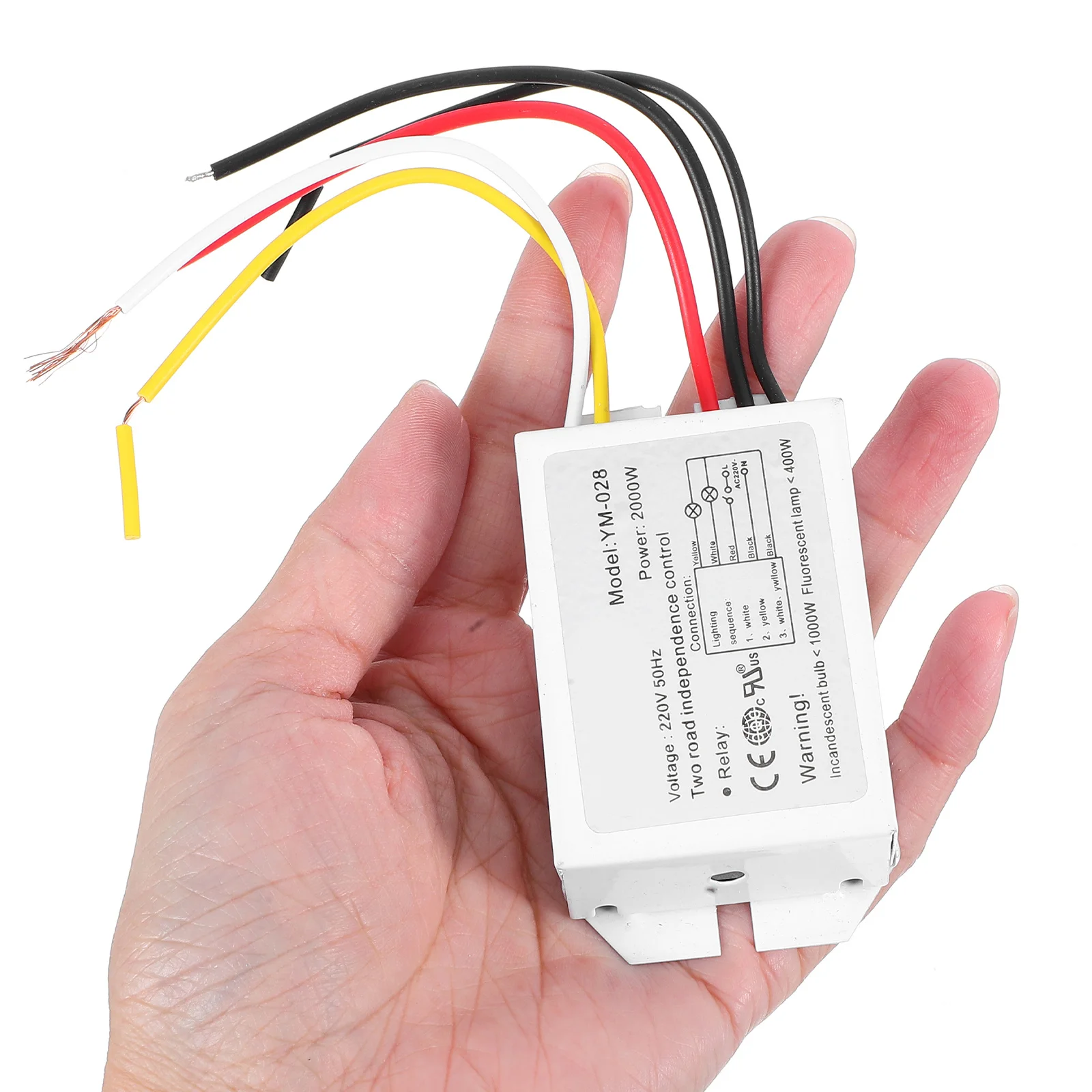 

220V 2 Channel Digital Switch Wireless Remote Control for Lamp LED Light Droplight Fluorescent Lamp Easy Installation