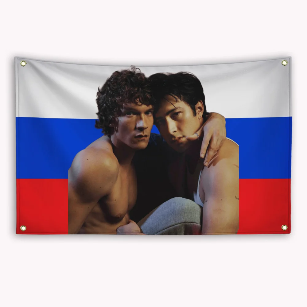 Heated Rivalry Flag – Ilya Rozanov & Shane Hollander Hockey Lovers Tapestry Outdoor Decors Decorative Home Objects Custom Flags