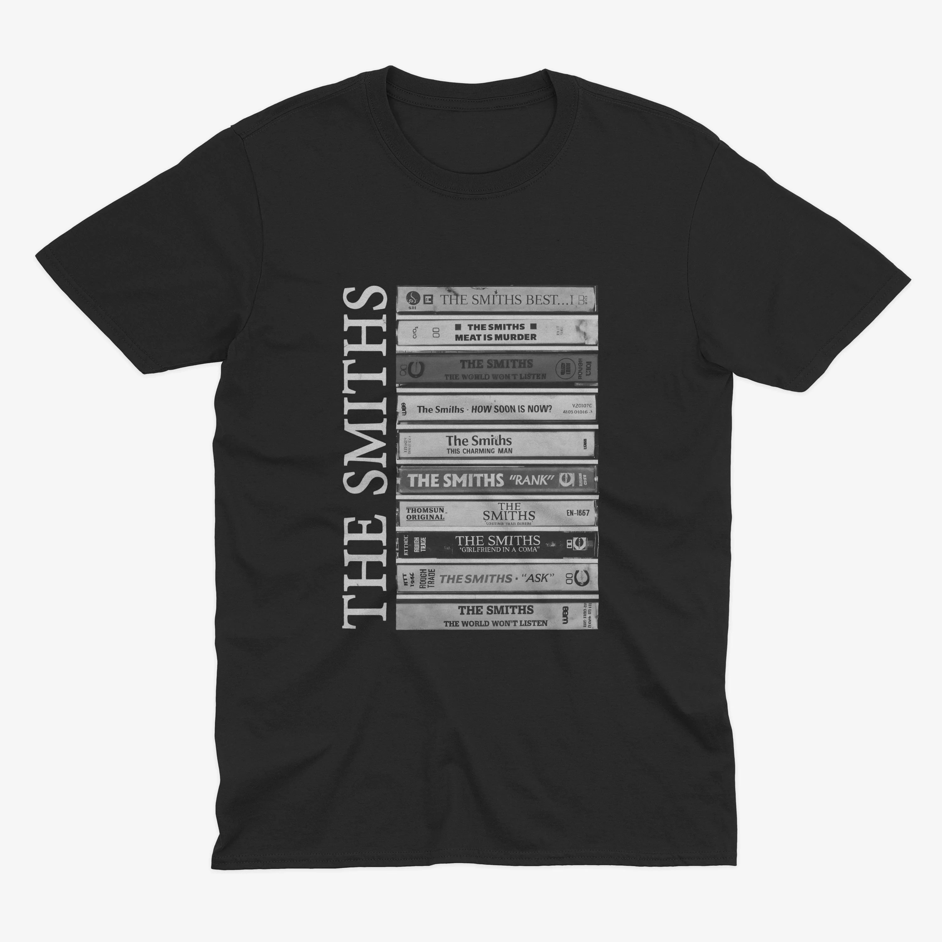 2026 Summer Women's Retro The Smiths Cassette Tape  T-Shirt Unisex Cotton and Breathable Short Sleeve Oversized Loose Casual