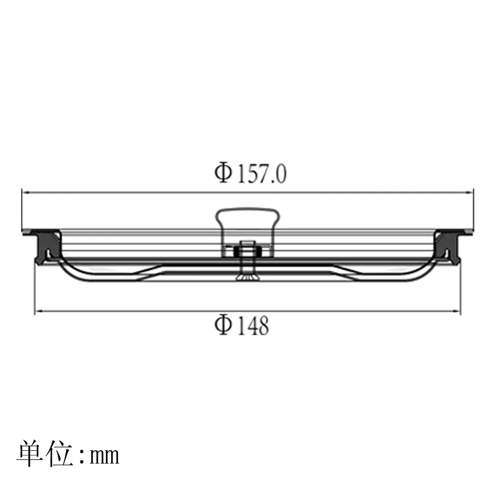 Talea 157MM Drain Cover Kitchen Sink Strainer Lid,QS116