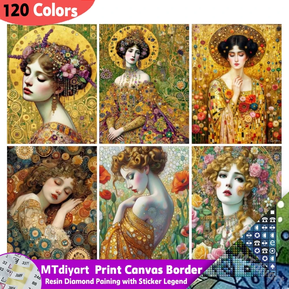 Vintage Frau 120 Farben Harz Diy Diamant Malerei mit Aufkleber Legende neue Kollektion Porträt voller Mosaik Göttin Schmuck Kits