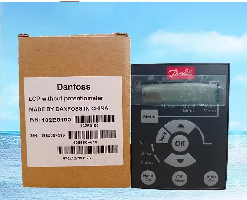 

Панель управления преобразователем частоты Danfoss FC51/LCP11/LCP12/LCP21/102, экран управления скоростью