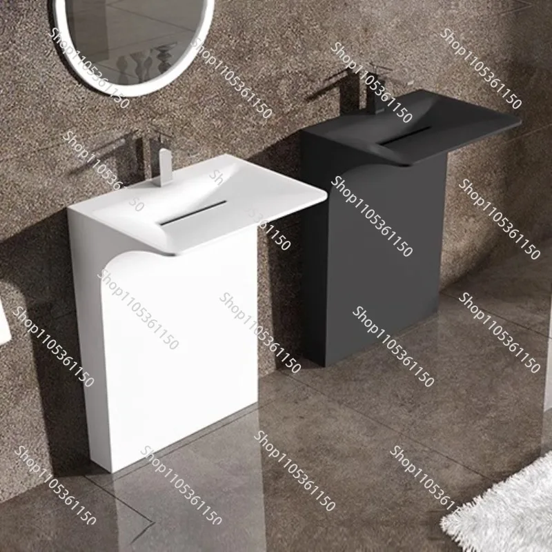 

Креативная акриловая раковина-колонна, цельнолитая, нестандартной формы, от пола до потолка, для дома и виллы, в стиле легкой роскоши.