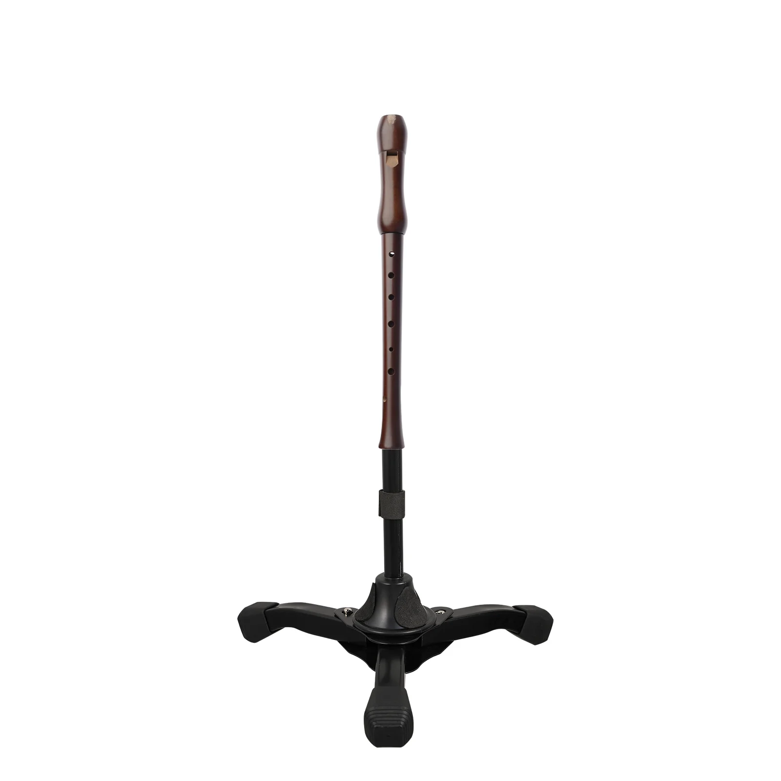 

Portable Flute Stand Tripod Folding Black Clarinet Holder Musical Instrument Bracket Stable Portable Flute Stand