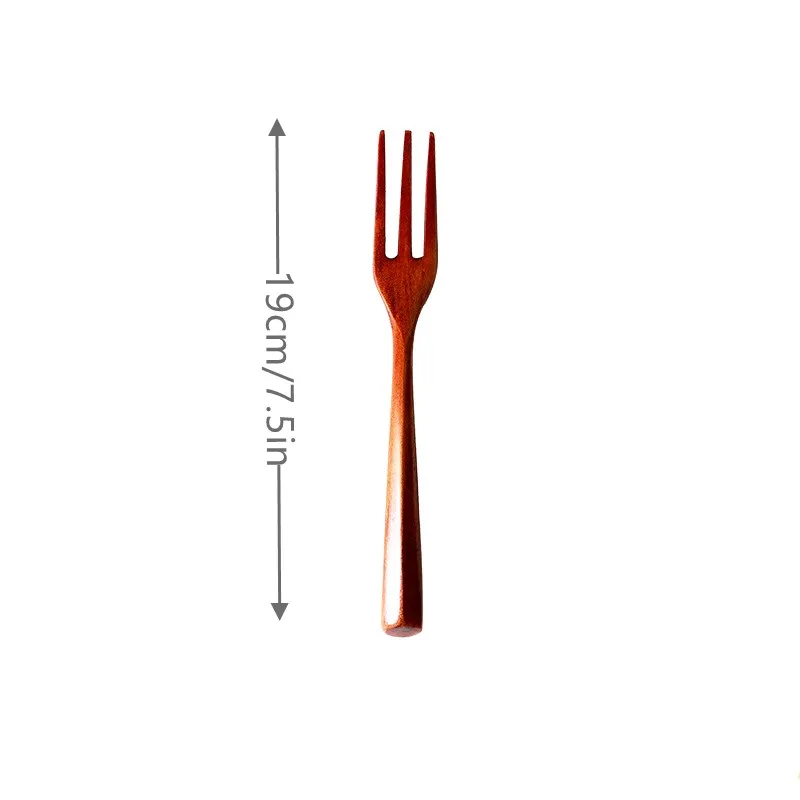 1 Pcs Wooden Spoon Fork Dessert Fork Lotus Fork Japanese Fork Lotus Spoon Diy Dessert Spoon Wooden Tableware Wooden Spoon