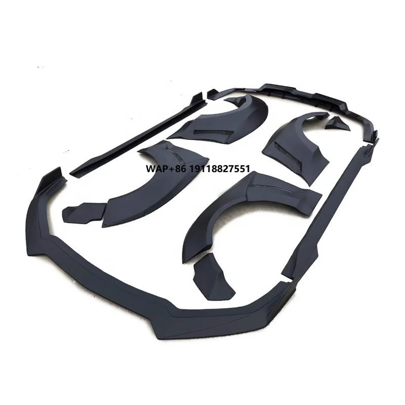 

Индивидуальный обвес из стеклопластика для Mustang 2015-2019: передний бампер, задний диффузор, расширители колесных арок