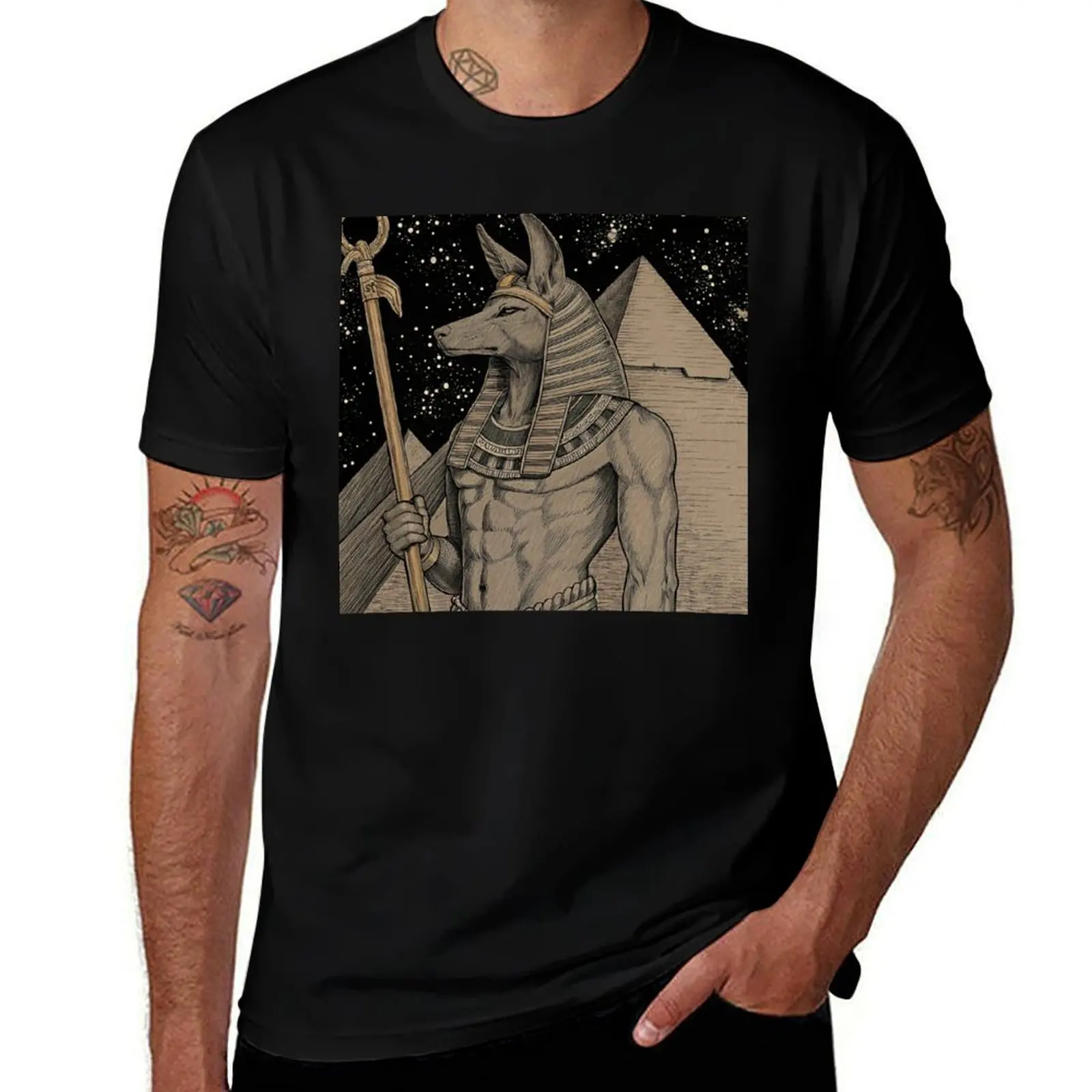 

Anubis Aura T-Shirt Funny t-shirts Louboutins cute clothes baggy shirts t shirts for men cotton