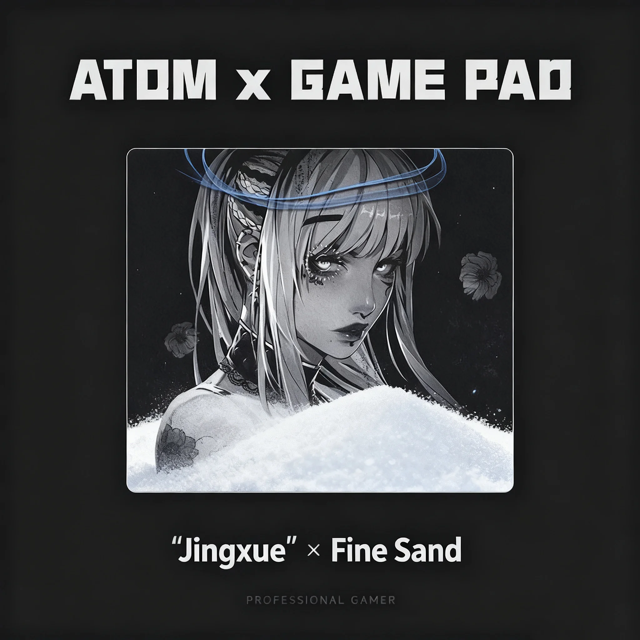 Anime personagens da moda tempere vidro gaming mouse pad superfície fosca vidro temperado mouse e-sports fps jogo mouse pad de vidro