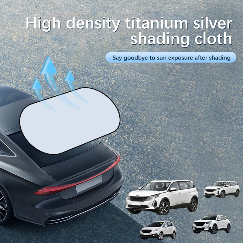 Car Rear Window Sunshade UV Protection Auto Car Rear Window Visor Sun Visor For Peugeot 5008 4008 2008 E-2008 Car Accessories