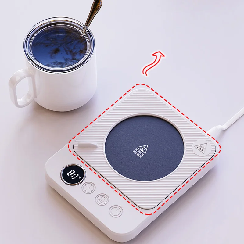 36W Mug Warmer Cup Heater Electric Hot Plate 9 Gear Temperature Warmer Coaster Milk Coffee Heating Pad Home Office 220V