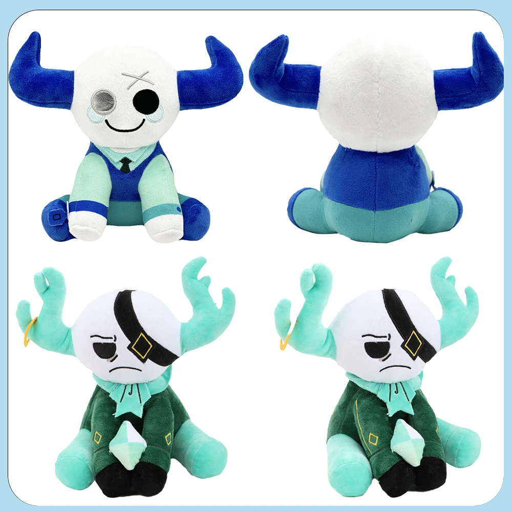 25cm Phighting Medkit Plush Toys Two-horned Cow Plush Toys Game Peripheral Figure Cattle Dolls Fans Birthday Gifts Toys for Kids