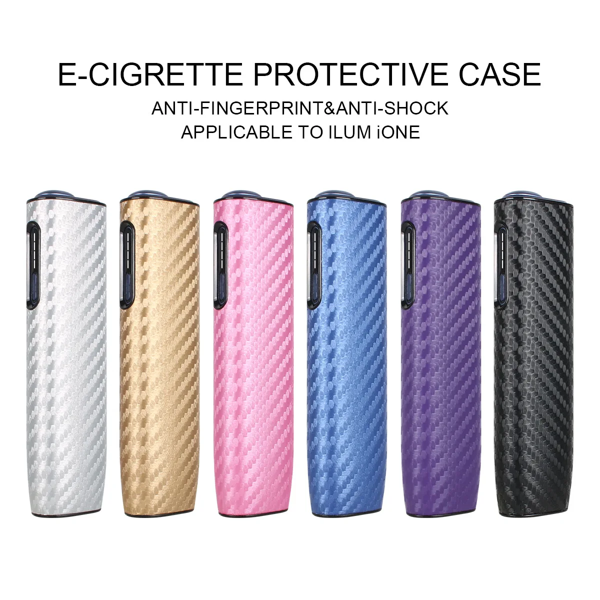 For IQOS iluma I One Protective Cover Leather Material Carbon Fiber Hard Ultra-Thin Ultra-Light Protective Case Accessories image 2