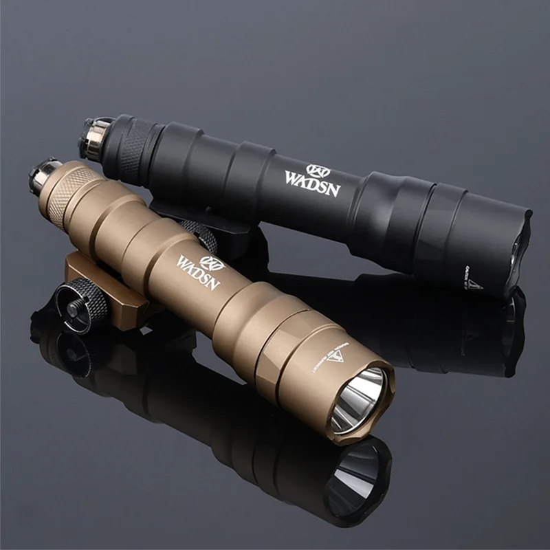 WADSN SF M600DF Tactical Flashlight High Lumens White LED 1400 Lumens Scout Light Picatinny Rail For Toy GUN Airsoft Accessories